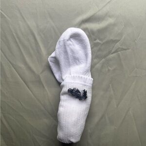 White Nike Crew Socks